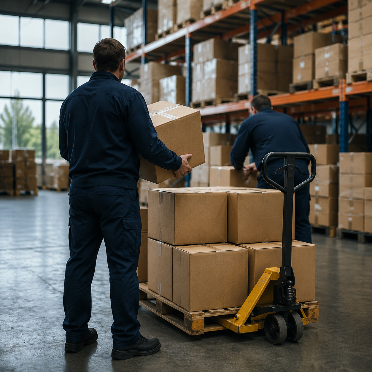 Inside the ZZTirans warehouse